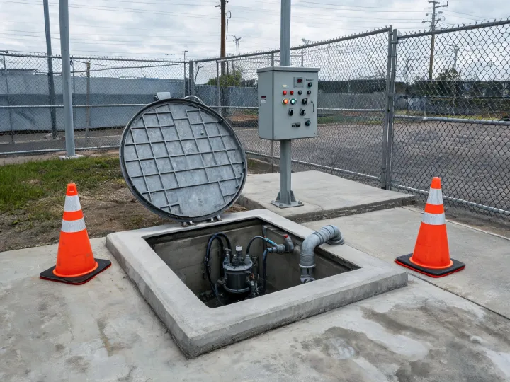 Wastewater lift station pump maintenance