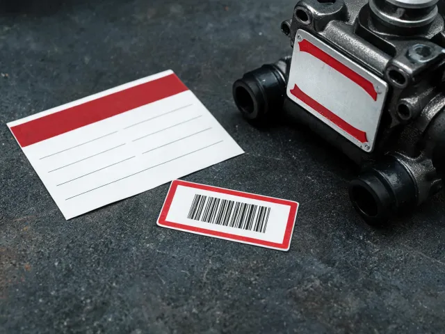 Warranty card with pump serial number