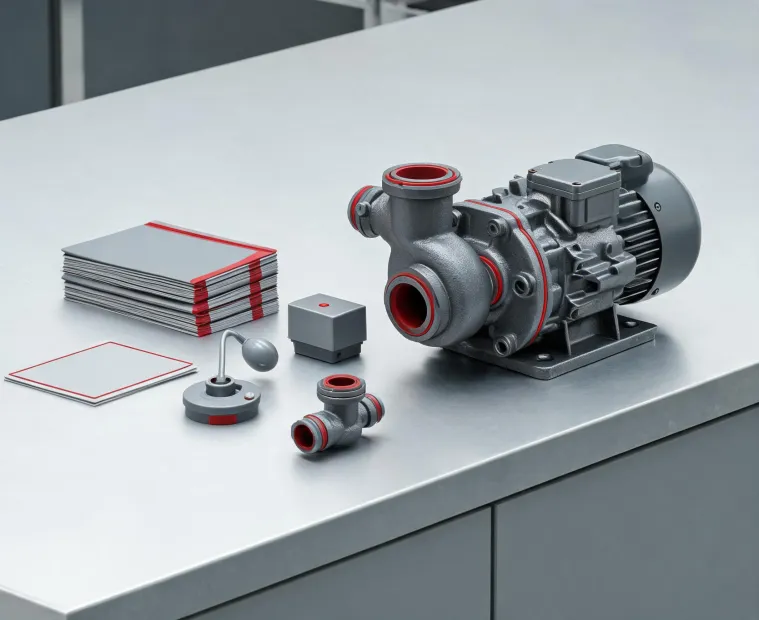 Pump manuals and service parts library